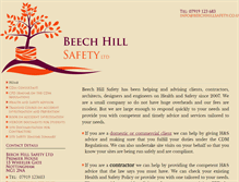 Tablet Screenshot of beechhillsafety.co.uk